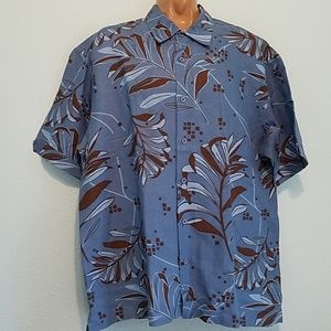 CUBAVERA Size XL Button-down Shirt Linen Blend